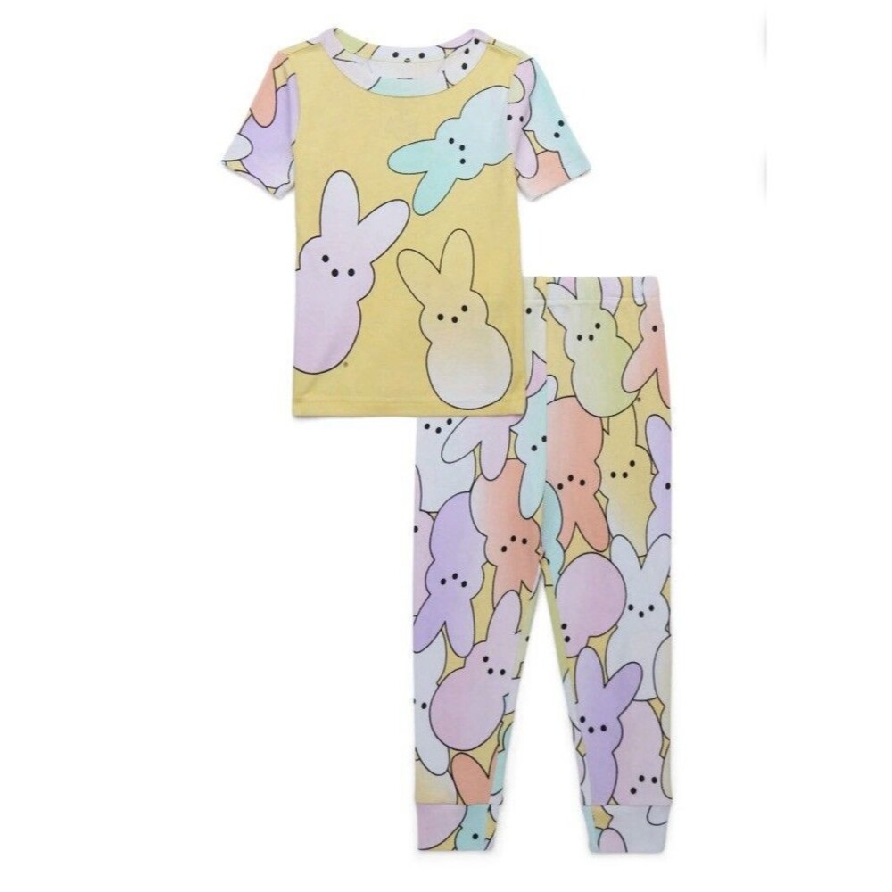Peeps Toddler Easter Bunny Pajamas 2pc Size 18M